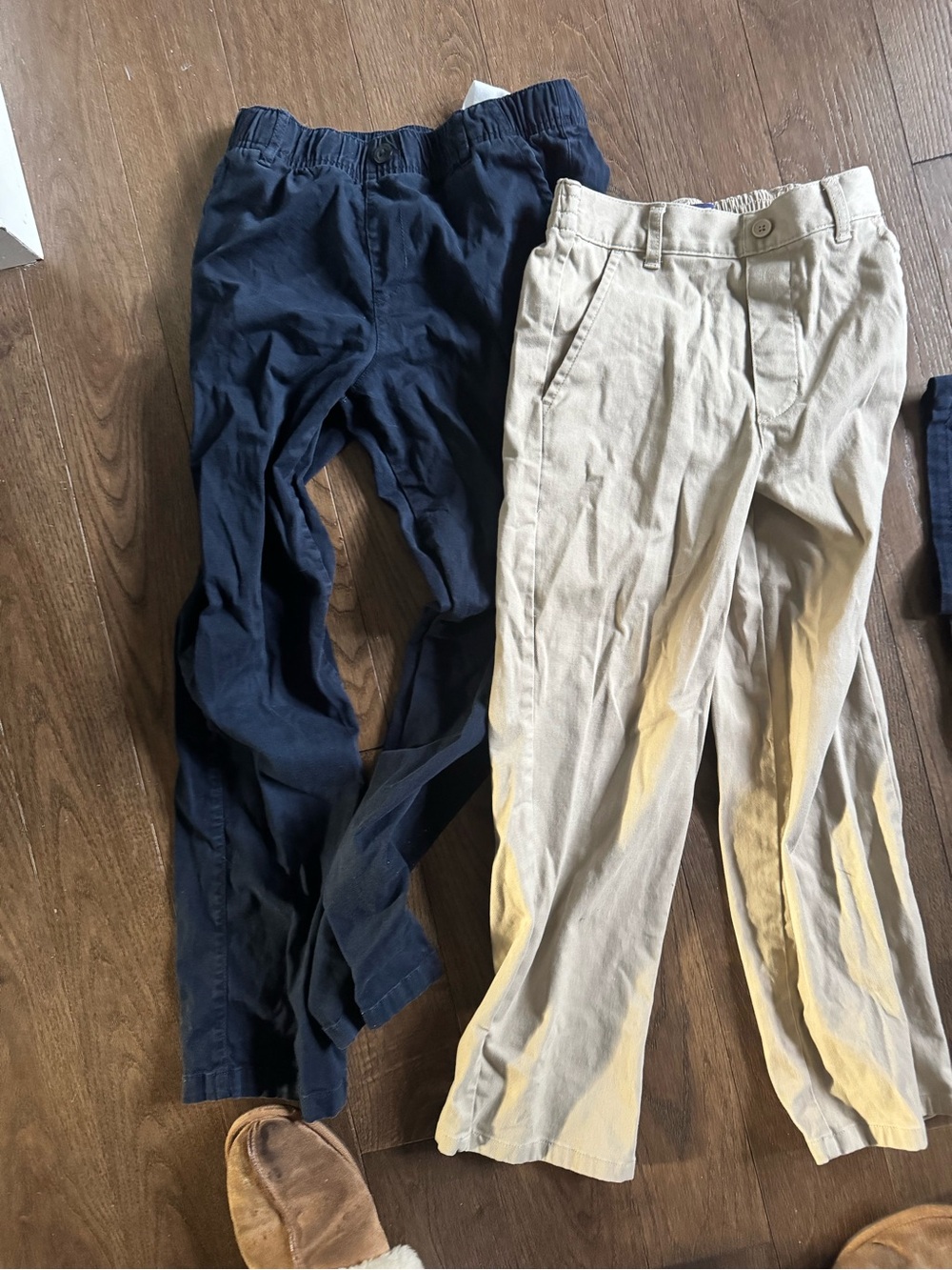 Boys Navy and Khaki uniform Pants - Classic Everyday Trousers